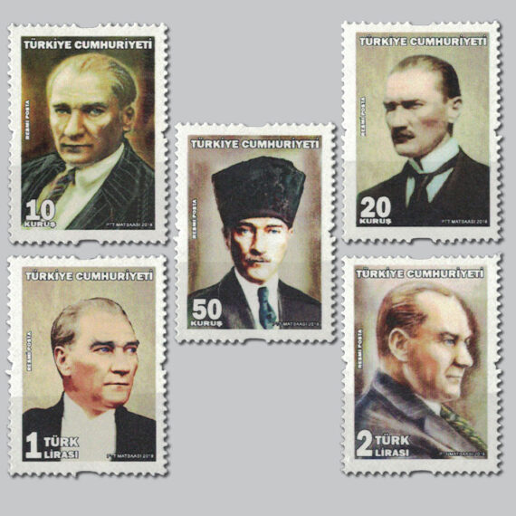 2018 Atatürk Konulu Resmi Posta Pulları