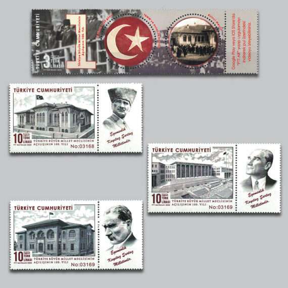 Türkiye Büyük Millet Meclisinin Açılışının 100.Yılı Pulu