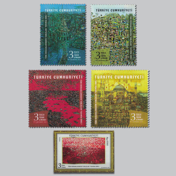 Türk Ressamlarımızın Tabloları Devrim Erbil Pulları