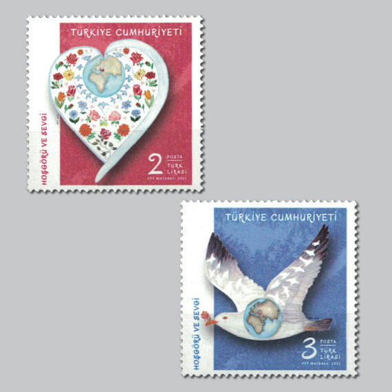 Hoşgörü ve Sevgi Konulu Sürekli Posta Pulları