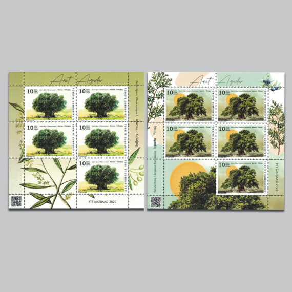 2023 Anıt Ağaçlar Blok Pulları