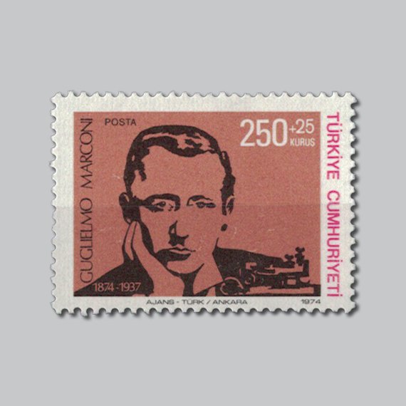 1974 Guglielmo Marconi'nin Doğumunun 100.Yılı Pulları