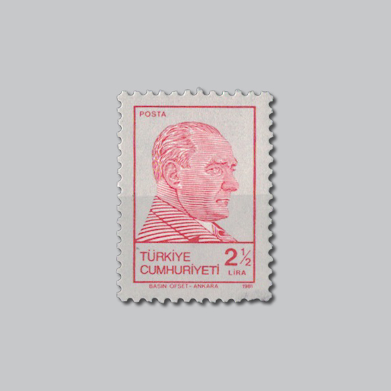 Sürekli Atatürk Posta Pulu 4