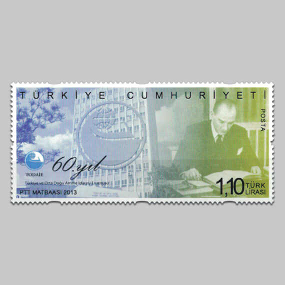 Türkiye ve Orta Doğu Amme İdaresi Enstitüsü TODAİE Kuruluşunun 60.Yılı Pulu