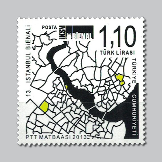 2013 13.İstanbul Bienali Pulu