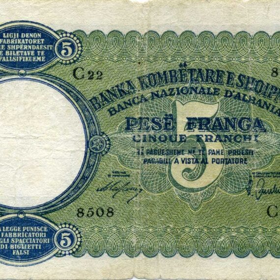 1939 5 Franga