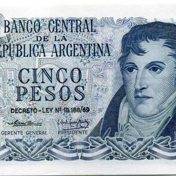 1970-1973 5 Pesos