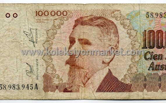 1990-1991 100000 Australes