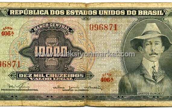 1965 10000 Cruzeiros