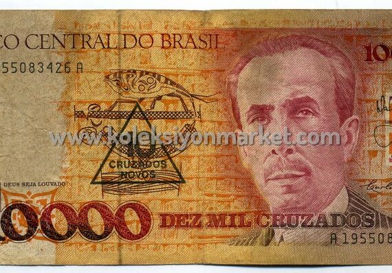 1989-1990 10 Cruzados on 10000 Cruzados 02