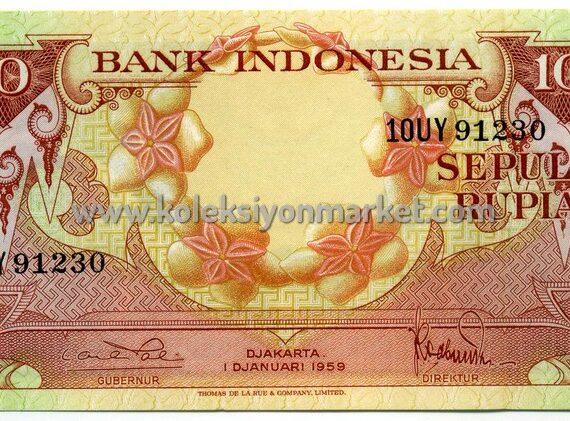 1959 10 Rupiah