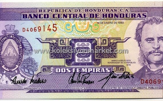 1993 2 Lempiras