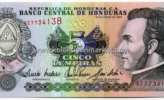 1993 5 Lempiras