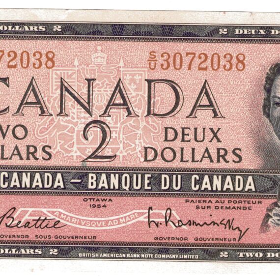 1954 2 Dollar