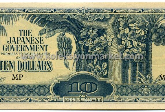 1942-1944 10 Dollars (Malaya)