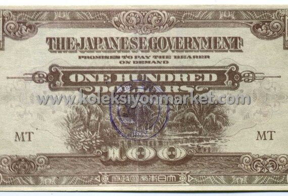 1944 100 Dollars (Malaya)