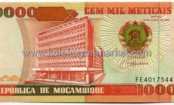 1993 100000 Meticais