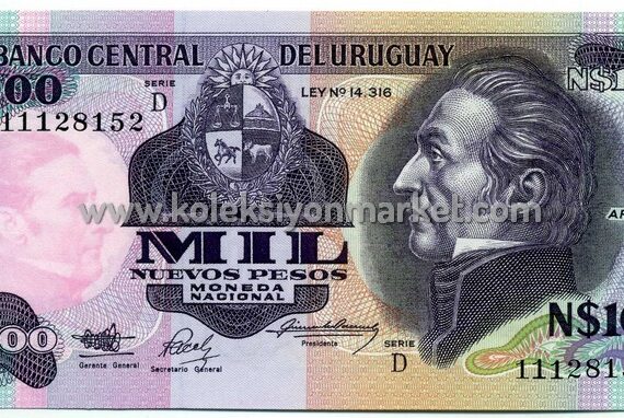 1992 1000 Nuevos Pesos