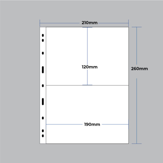 İki Cepli Sayfa  210mm x 260mm